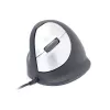 R-Go Tools mouse ergonomico R-Go HE Break con software Break, medio (dimensione mano 165–185 mm), per mancini, con filo, nero