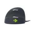 R-Go Tools mouse ergonomico R-Go HE Break con software Break, medio (dimensione mano 165–185 mm), per mancini, con filo, nero
