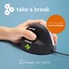 R-Go Tools mouse ergonomico R-Go HE Break con software Break, medio (dimensione mano 165–185 mm), per mancini, con filo, nero