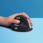 R-Go Tools mouse ergonomico R-Go HE Break con software per pause, grande (dimensione mano ≥ 185 mm), per mancini, Bluetooth, nero
