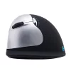 R-Go Tools mouse ergonomico R-Go HE Break con software per pause, grande (dimensione mano ≥ 185 mm), per mancini, Bluetooth, nero