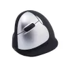 R-Go Tools mouse ergonomico R-Go HE Break con software per pause, grande (dimensione mano ≥ 185 mm), per mancini, Bluetooth, nero