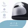 R-Go Tools mouse ergonomico R-Go HE Break con software per pause, grande (dimensione mano ≥ 185 mm), per mancini, Bluetooth, nero