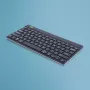 R-Go Tools tastiera ergonomica R-Go Compact Break, tastiera compatta con software per pause, QWERTY (US), Bluetooth, nero