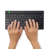 R-Go Tools tastiera ergonomica R-Go Compact Break, tastiera compatta con software per pause, QWERTY (US), Bluetooth, nero