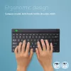 R-Go Tools tastiera ergonomica R-Go Compact Break, tastiera compatta con software per pause, QWERTY (US), Bluetooth, nero