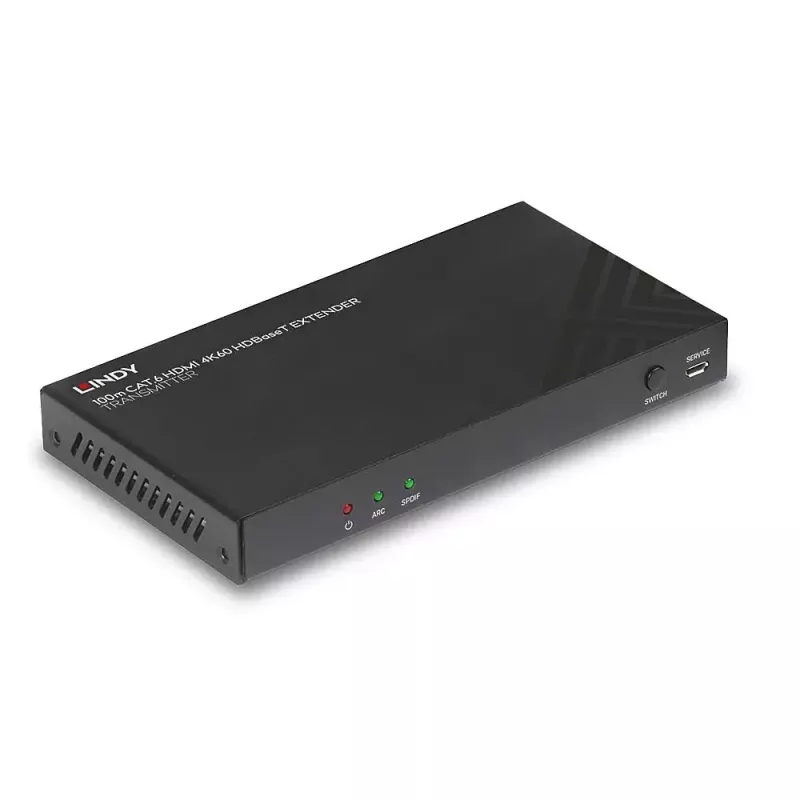 Lindy trasmettitore HDBaseT HDMI 4K60, Audio, IR e RS-232 Cat.6 100m