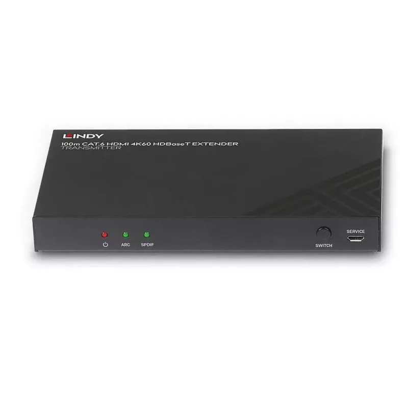 Lindy trasmettitore HDBaseT HDMI 4K60, Audio, IR e RS-232 Cat.6 100m