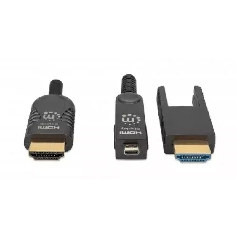Cavo HDMI a Micro HDMI Manhattan 30m 4K@60Hz attivo placcato oro