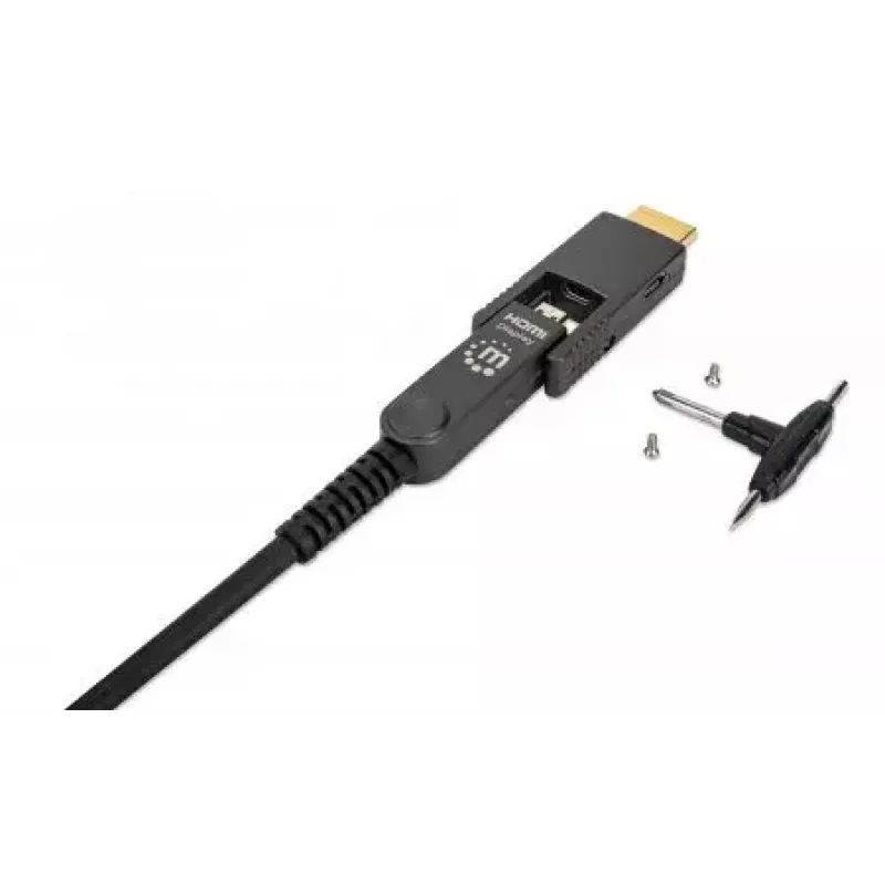 Cavo HDMI a Micro HDMI Manhattan 30m 4K@60Hz attivo placcato oro