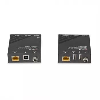 Lindy 70m Cat.6 HDMI 4K60, extender KVM USB e audio