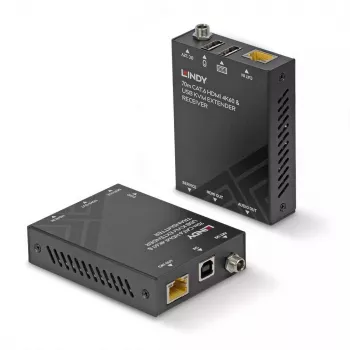 Lindy 70m Cat.6 HDMI 4K60, extender KVM USB e audio