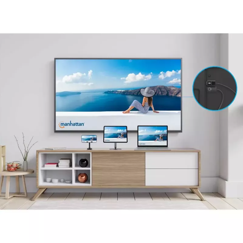 Trasmettitore e ricevitore AV Manhattan 208420 1920x1080 30m wireless