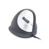 R-Go Tools mouse ergonomico R-Go HE Break con software per pause, grande (misura mano ≥ 185 mm), per destrimani, con filo, nero