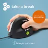 R-Go Tools mouse ergonomico R-Go HE Break con software per pause, grande (misura mano ≥ 185 mm), per destrimani, con filo, nero