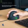 R-Go Tools mouse ergonomico R-Go HE Break con software per pause, grande (misura mano ≥ 185 mm), per destrimani, con filo, nero
