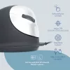 R-Go Tools mouse ergonomico R-Go HE Break con software per pause, grande (misura mano ≥ 185 mm), per destrimani, con filo, nero