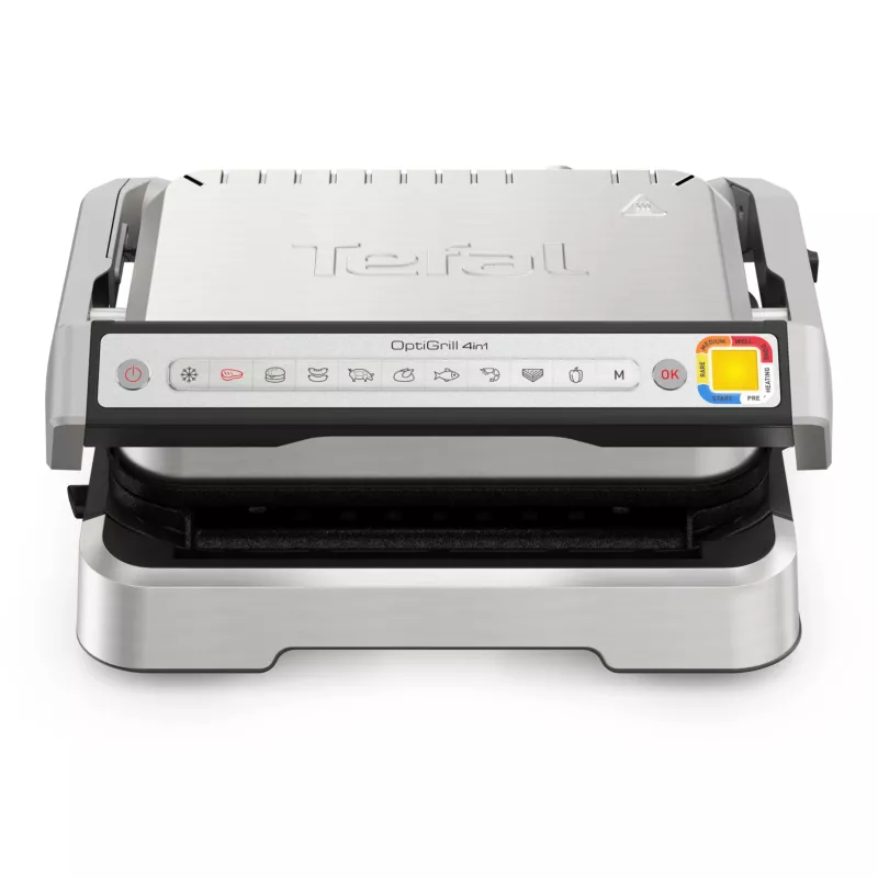 Griglia di contatto Tefal OptiGrill 4in1 GC774D acciaio inox 2100W