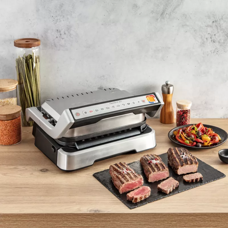 Griglia di contatto Tefal OptiGrill 4in1 GC774D acciaio inox 2100W