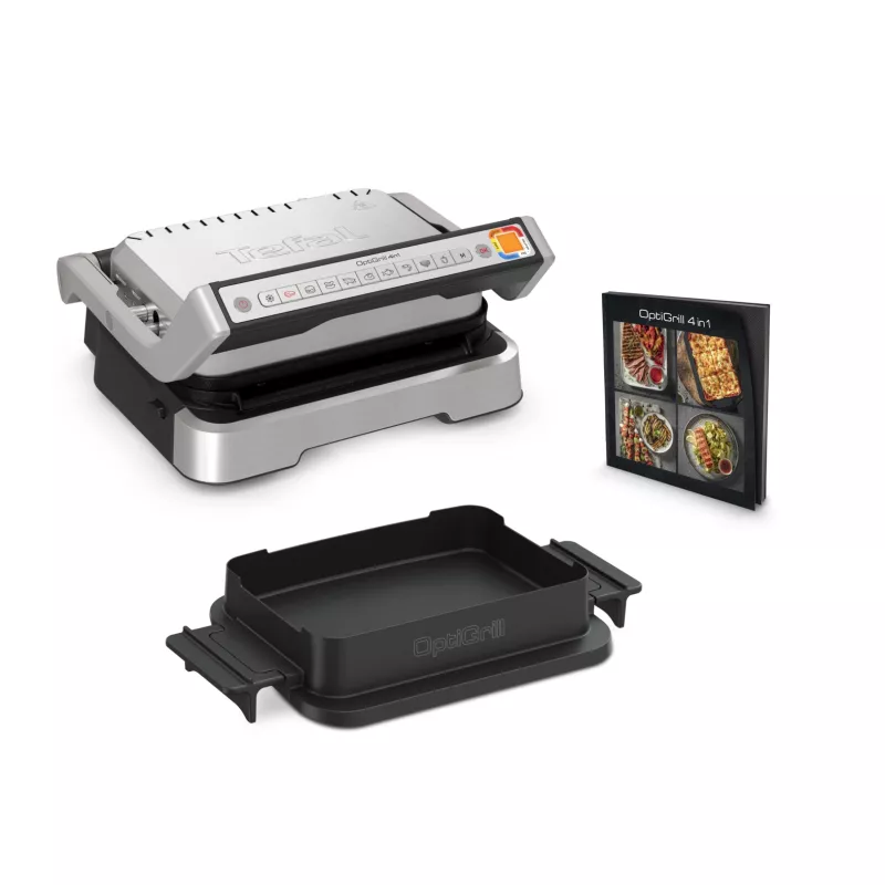Griglia di contatto Tefal OptiGrill 4in1 GC774D acciaio inox 2100W