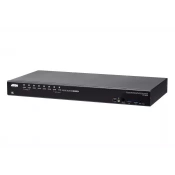 Switch KVM ATEN 8 porte USB 3.0 4K DisplayPort, 4096 x 2160 pixel, 4K Ultra HD, 18,44 W, nero