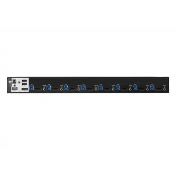 Switch KVM ATEN 8 porte USB 3.0 4K DisplayPort, 4096 x 2160 pixel, 4K Ultra HD, 18,44 W, nero
