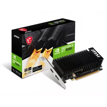 Scheda grafica MSI GeForce GT 1030 – 4 GB GDDR4, PCIe 3.0, 1430 MHz Boost, 64-Bit, raffreddamento attivo