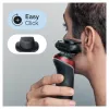 Rasoio a lamina Braun Series 6 61-R1200s SensoFlex SensoFoil nero rosso