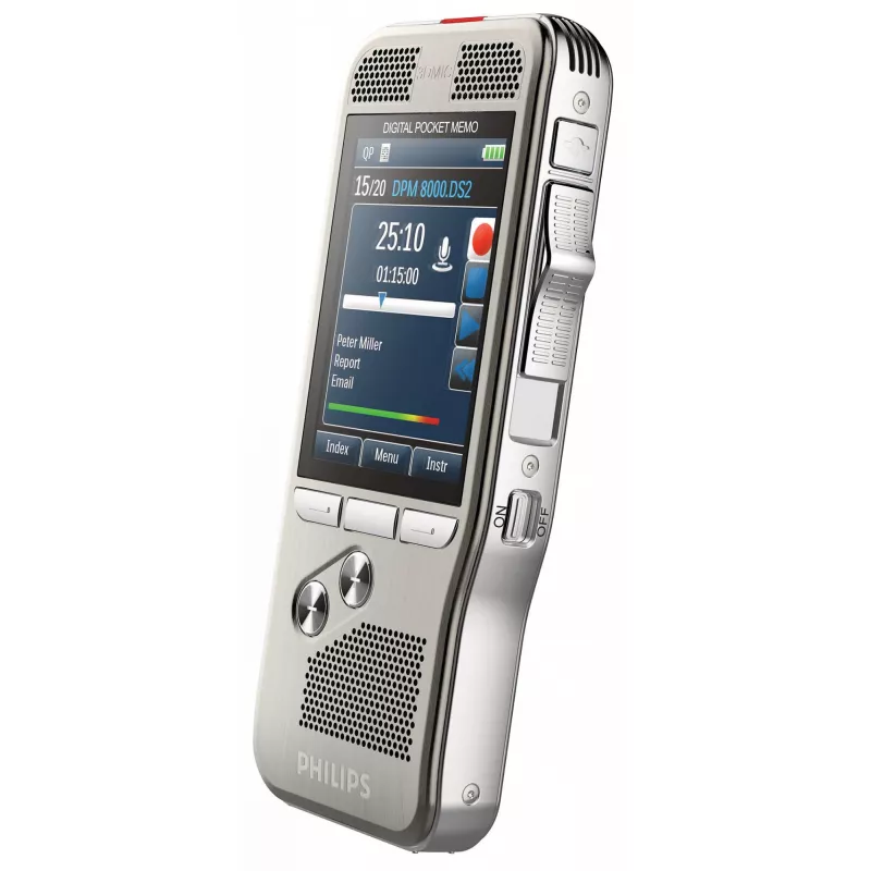 Registratore vocale Philips DPM 8300 memoria interna argento