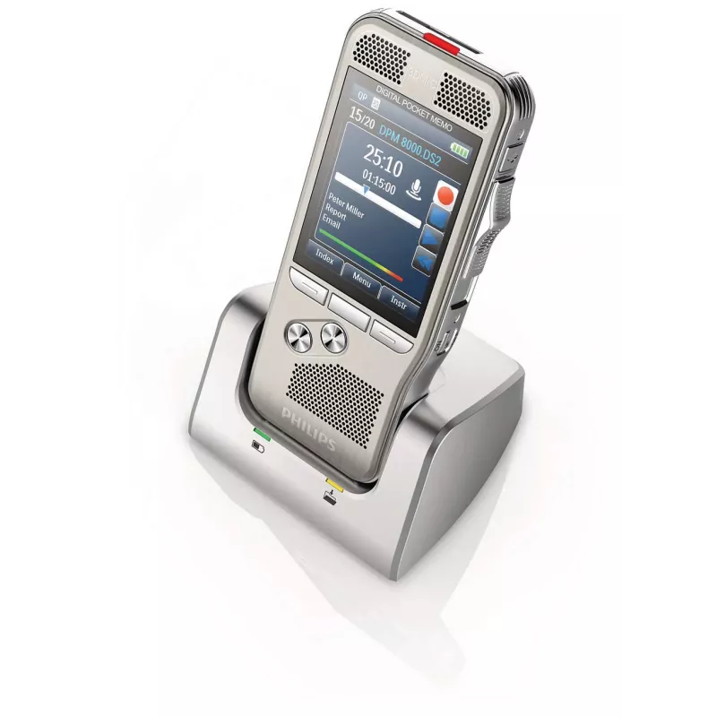 Registratore vocale Philips DPM 8300 memoria interna argento