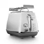 Tostapane De’Longhi CTOC2103.W 2 fette 900 W bianco acciaio inox