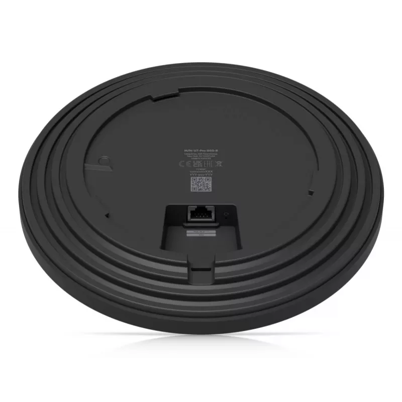 Ubiquiti UniFi U7 Pro XGS punto di accesso Wi-Fi 7, tri-band 2,4/5/6 GHz, 8600 Mbit/s, nero