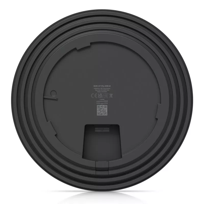 Ubiquiti UniFi U7 Pro XGS punto di accesso Wi-Fi 7, tri-band 2,4/5/6 GHz, 8600 Mbit/s, nero