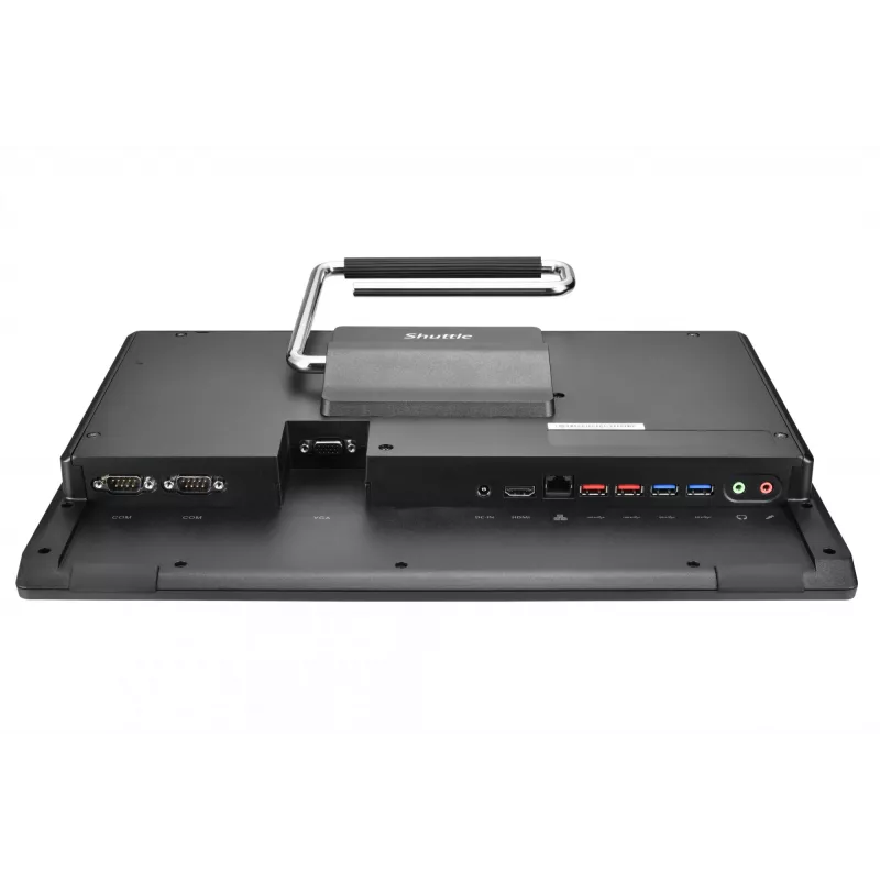 Barebone All-In-One Shuttle P55U3, schermo multi-touch 15,6 pollici, Intel Core i3-1315U, WiFi, IP54, senza ventola, funzionamento continuo 24/7