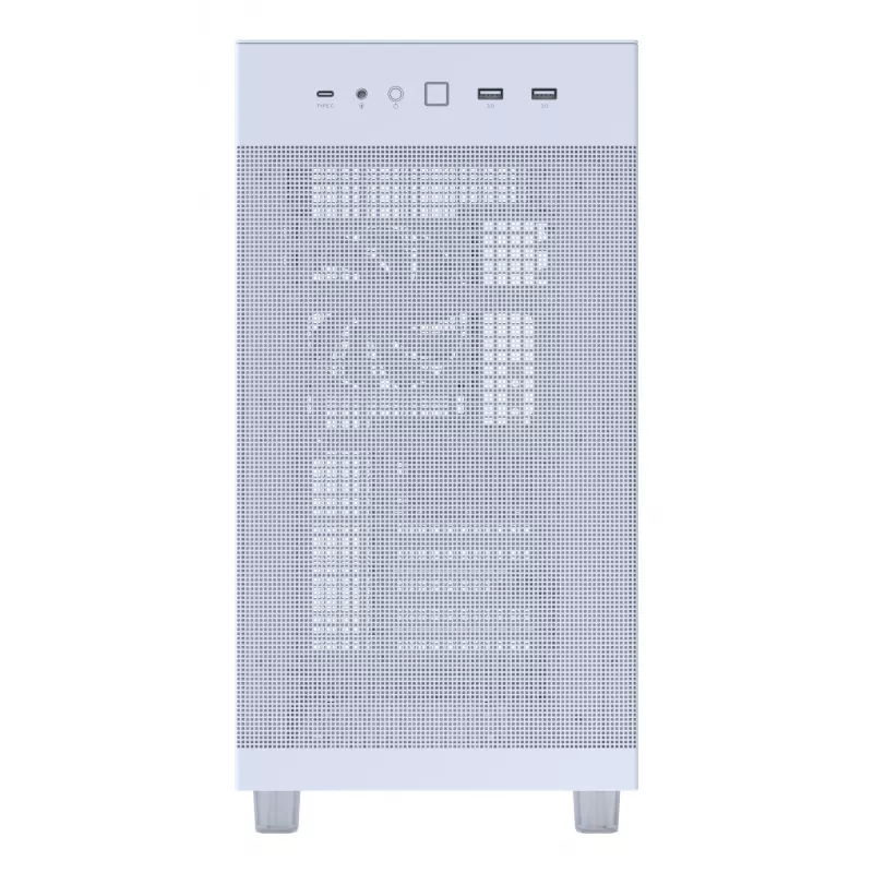 ASUS PRIME AP303 TG 90DC00V3-B39010 telaio PC Midi Tower, ATX/Micro-ATX, vetro temperato, 2x USB 3.2, senza alimentatore, bianco