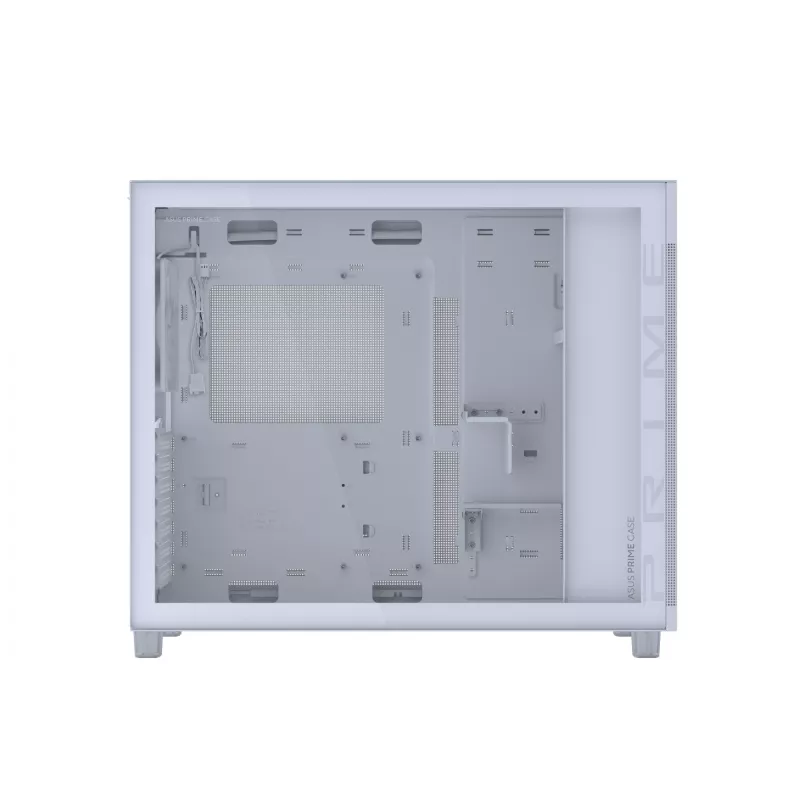 ASUS PRIME AP303 TG 90DC00V3-B39010 telaio PC Midi Tower, ATX/Micro-ATX, vetro temperato, 2x USB 3.2, senza alimentatore, bianco