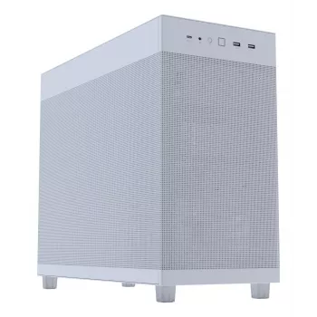 Case PC ASUS PRIME AP303 Mesh Midi Tower bianco — ATX/Micro ATX/Mini-ITX, GPU fino a 36 cm, PSU fino a 18 cm, altezza dissipatore CPU 16,5 cm
