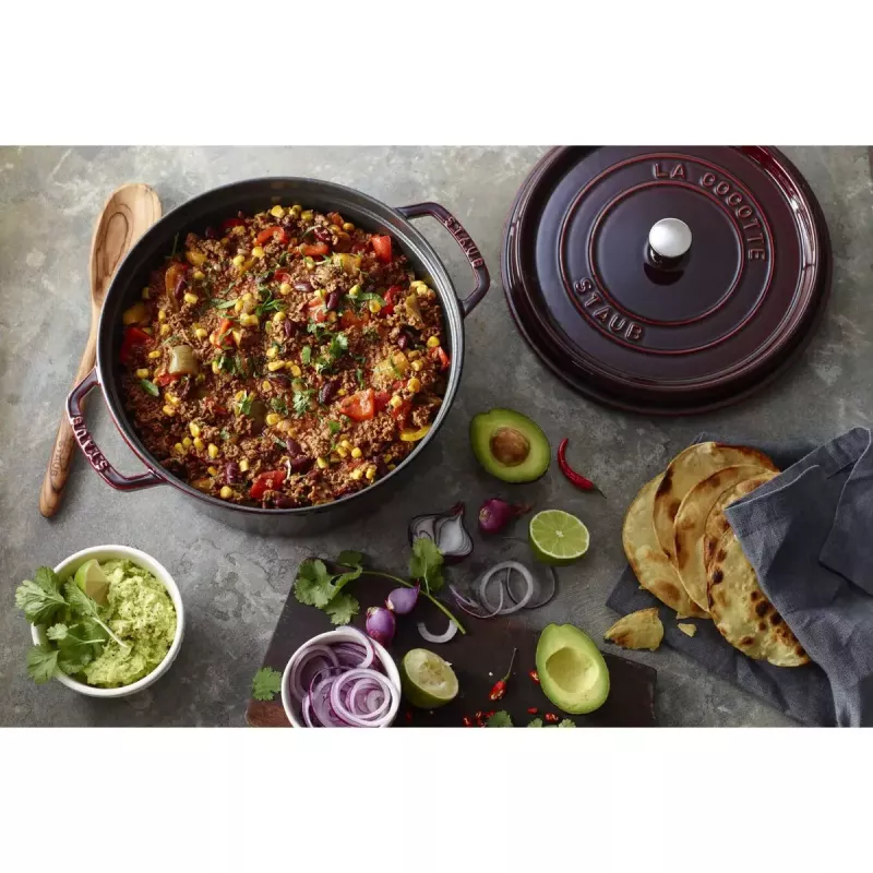 Casseruola rotonda in ghisa Staub La Cocotte 6,7 l, diametro 28 cm