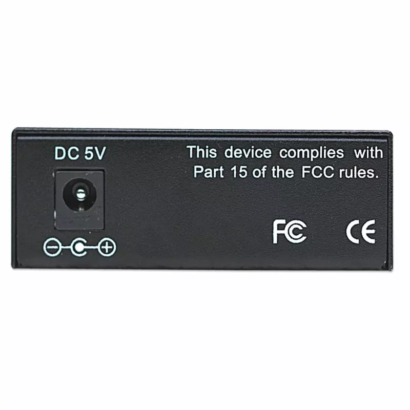 Convertitore di media Fast Ethernet Intellinet, da 10/100Base-Tx a 100Base-Fx (SC) multimodale, 2 km