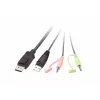 Switch KVM ATEN CS22DP-AT 2 porte USB DisplayPort, 4K@30Hz, console USB-A, audio, cavo 1,2 m