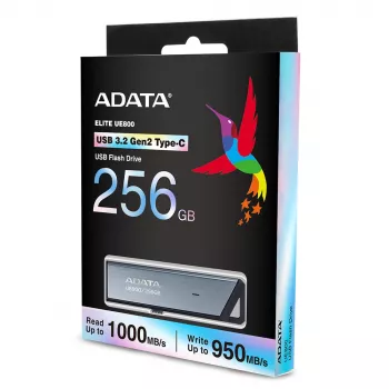 Chiavetta USB ADATA UE800 256 GB USB Type-C 3.2 Gen 2 (3.1 Gen 2) argento