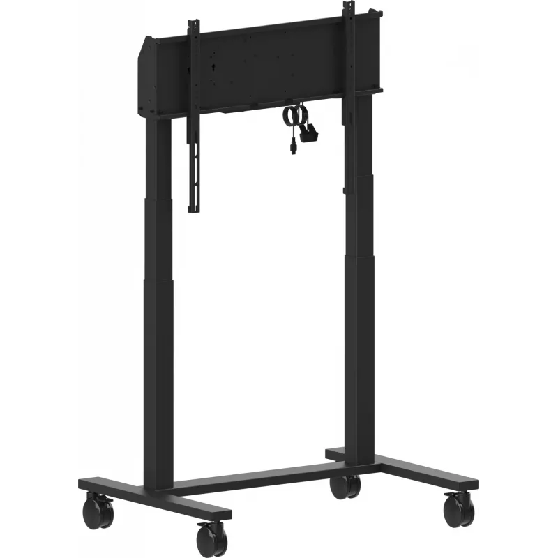iiyama MD-CAR2031-B1 sollevatore elettrico da pavimento su ruote per display da 55–105 pollici, max 120 kg, VESA 800x600, altezza 850–1800 mm, nero