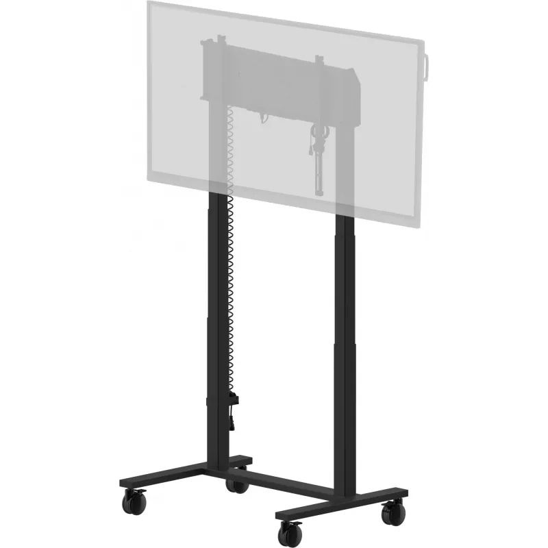 iiyama MD-CAR2031-B1 sollevatore elettrico da pavimento su ruote per display da 55–105 pollici, max 120 kg, VESA 800x600, altezza 850–1800 mm, nero