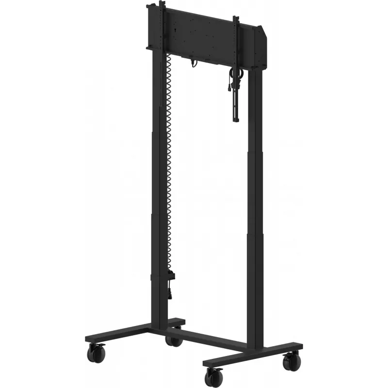 iiyama MD-CAR2031-B1 sollevatore elettrico da pavimento su ruote per display da 55–105 pollici, max 120 kg, VESA 800x600, altezza 850–1800 mm, nero