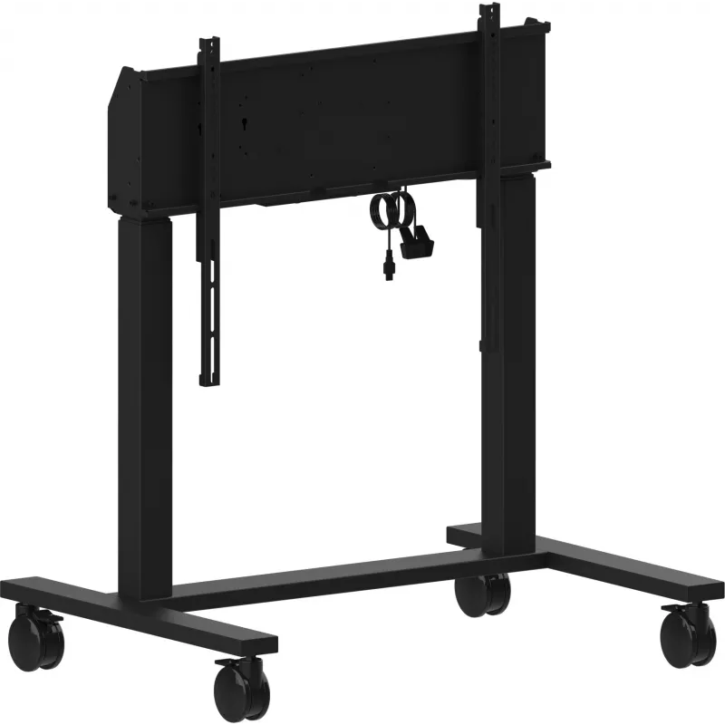 iiyama MD-CAR2031-B1 sollevatore elettrico da pavimento su ruote per display da 55–105 pollici, max 120 kg, VESA 800x600, altezza 850–1800 mm, nero