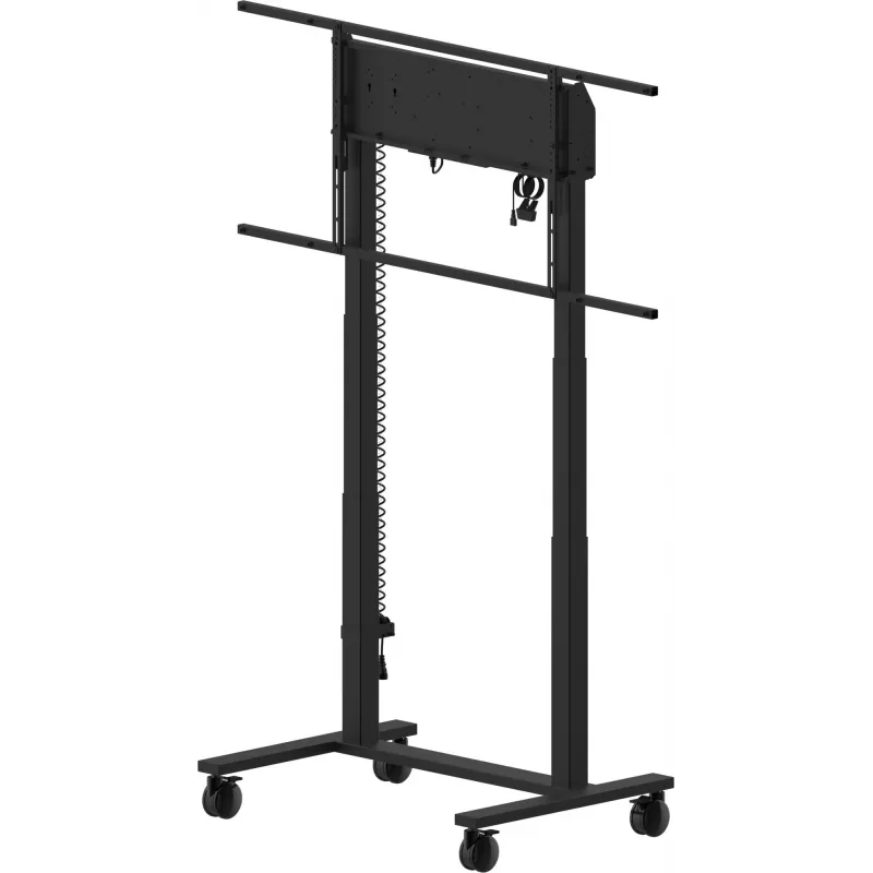 iiyama MD-CAR2031-B1 sollevatore elettrico da pavimento su ruote per display da 55–105 pollici, max 120 kg, VESA 800x600, altezza 850–1800 mm, nero