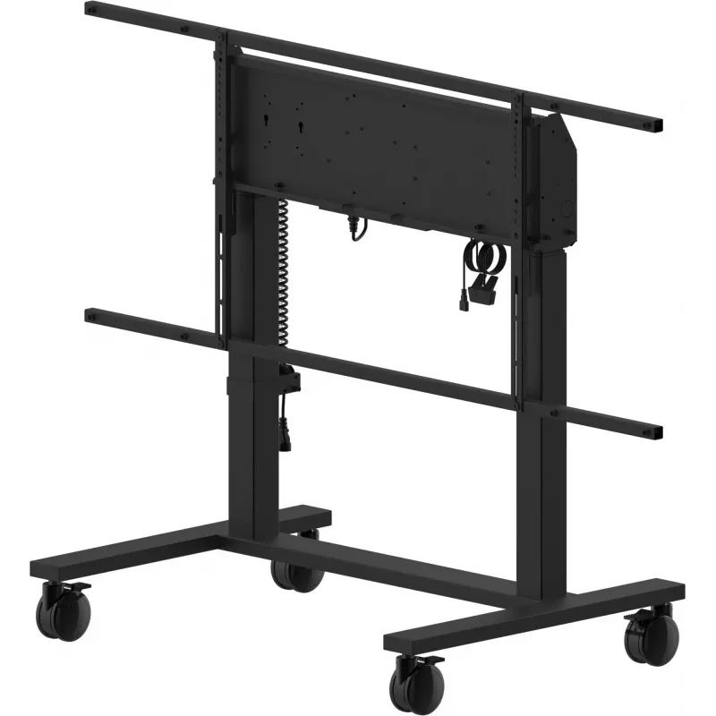 iiyama MD-CAR2031-B1 sollevatore elettrico da pavimento su ruote per display da 55–105 pollici, max 120 kg, VESA 800x600, altezza 850–1800 mm, nero