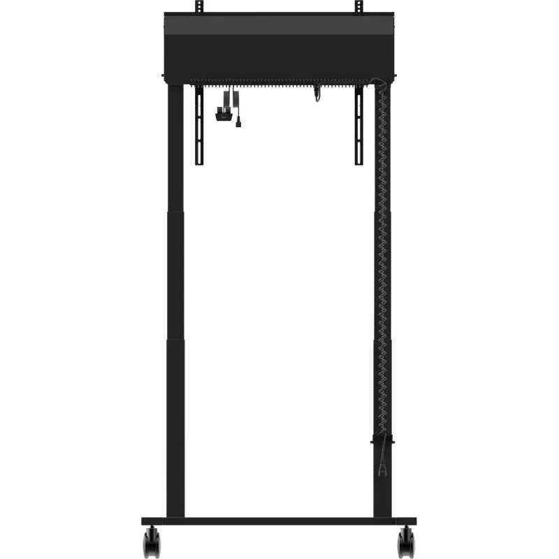 iiyama MD-CAR2031-B1 sollevatore elettrico da pavimento su ruote per display da 55–105 pollici, max 120 kg, VESA 800x600, altezza 850–1800 mm, nero
