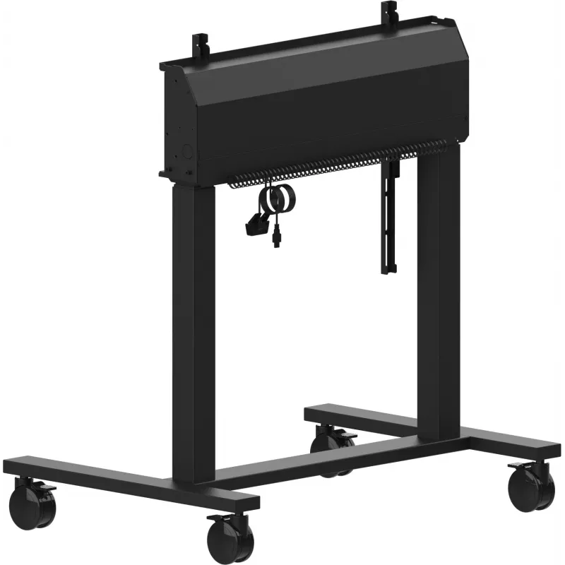 iiyama MD-CAR2031-B1 sollevatore elettrico da pavimento su ruote per display da 55–105 pollici, max 120 kg, VESA 800x600, altezza 850–1800 mm, nero