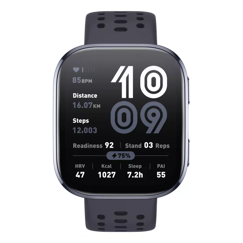 Amazfit Bip 6 nero 5 cm (1,97 pollici) AMOLED digitale 390 x 450 pixel touchscreen GPS (satellitare)